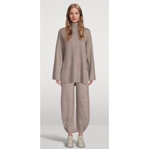 NWT By Malene Birger Camira Knit Sweater Beige Size S